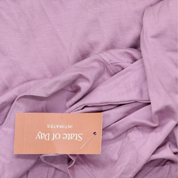 NWT State Of Day Knit Cardigan Open Front 100180255MS Mauve Orchid Purple M - Picture 4 of 5